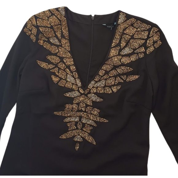 NEW Marciano By GUESS Claudia Beaded Mini Dress - Picture 6 of 15